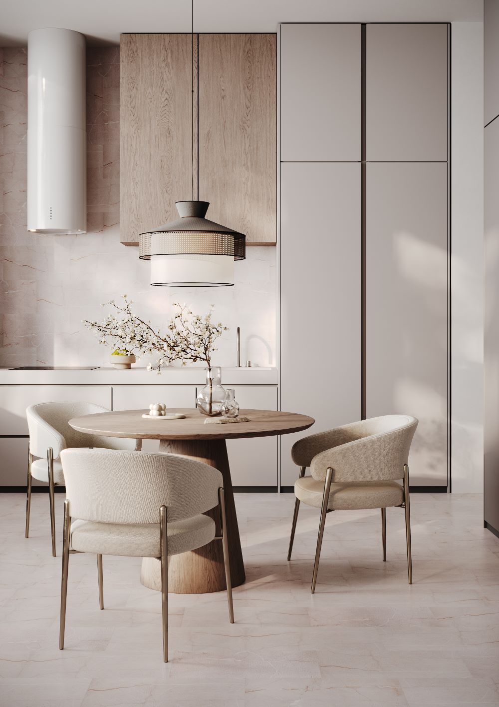Кварцевый ламинат Home Expert Камень Крема Нова 9102