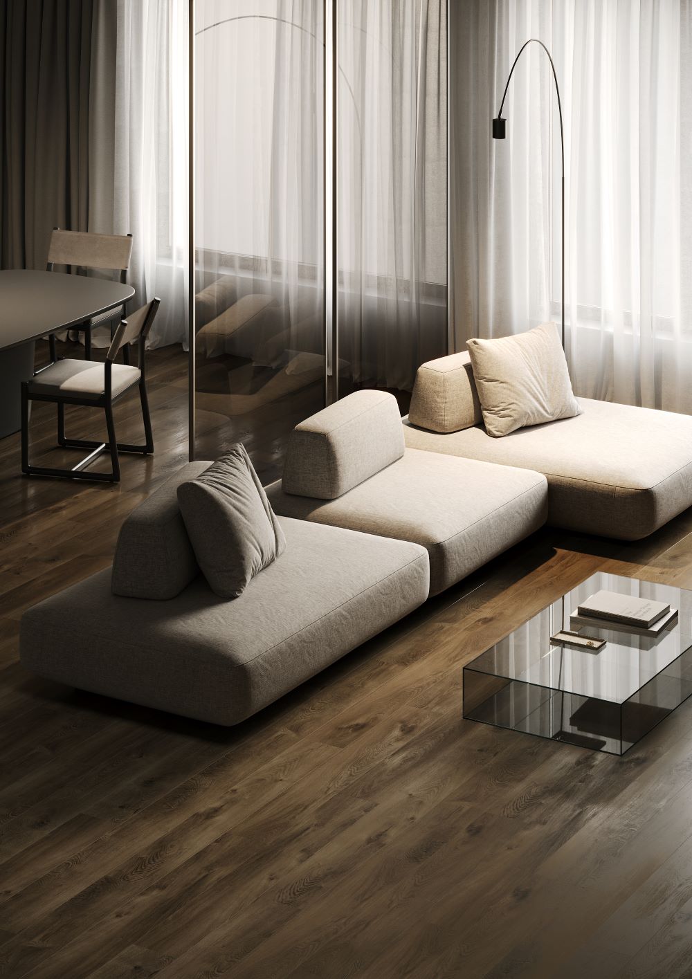 Кварцевый ламинат Home Expert Прайм 305-111 Дуб Мусковадо