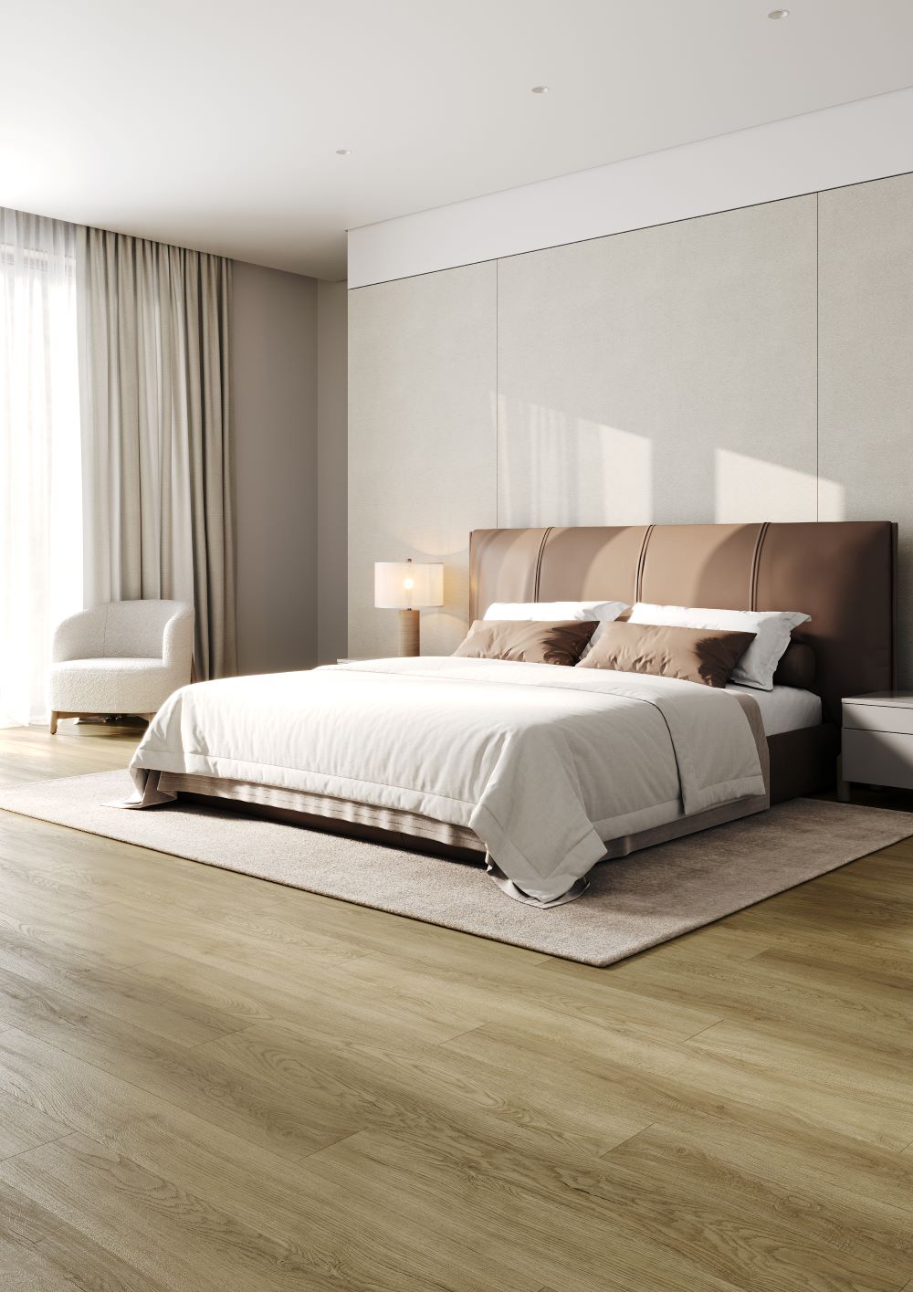 Кварцевый ламинат Home Expert Прайм 3058-224 Дуб Ромовый 