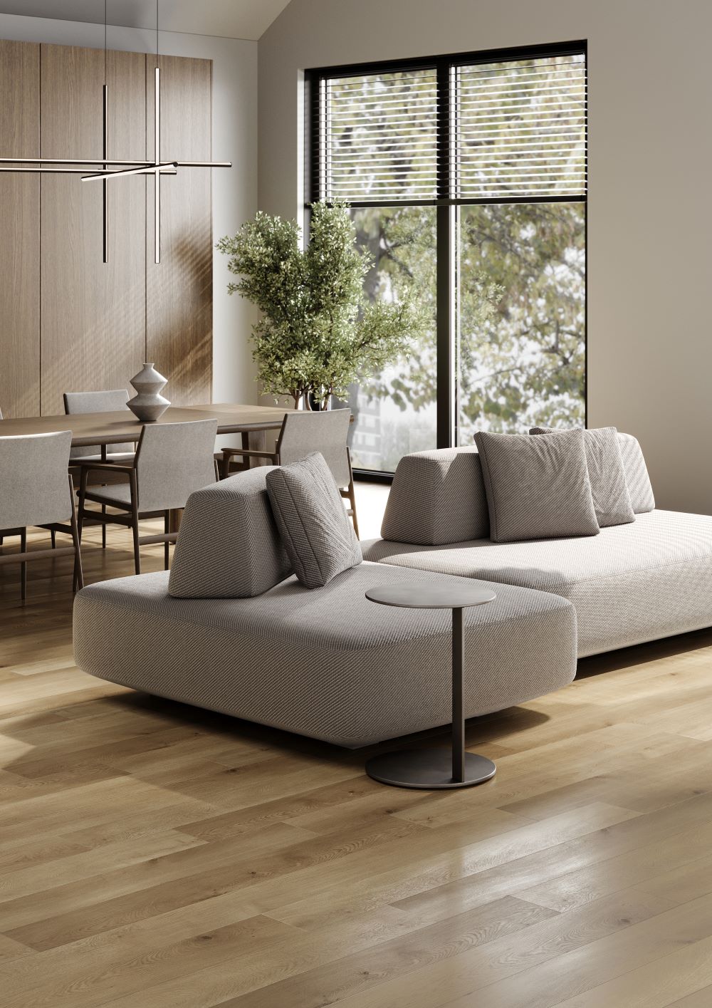 Кварцевый ламинат Home Expert Прайм 653-160 Дуб Марроне 