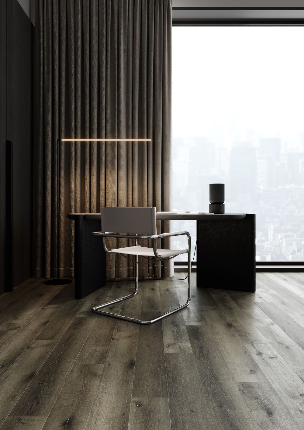 Кварцевый ламинат Home Expert Прайм 190-264 Дуб Гранж 