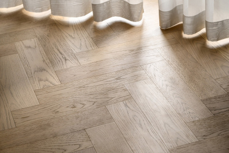 Кварцевый паркет Quartz Parquet Штучный паркет Дуб Бисквитный 44-1258-07 5/0,6 мм