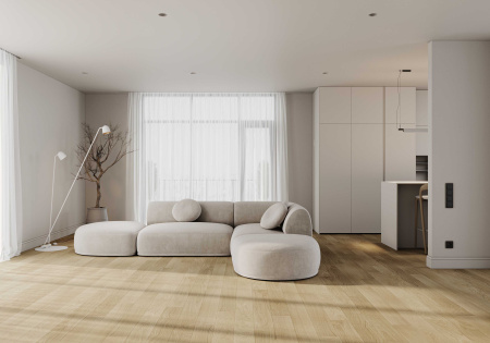 Кварцевый паркет Quartz Parquet Классик Дуб Хельсинки 1258-58 7/1,2 мм