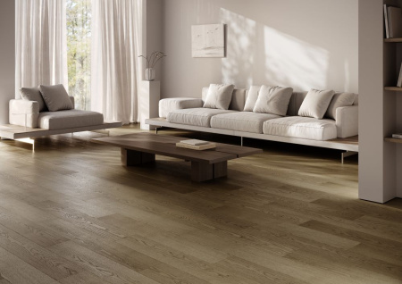 Кварцевый паркет Quartz Parquet Классик Дуб Муссон 1258-02 5/0,6 мм