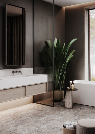 Кварцевый ламинат Home Expert Камень Шафран 9104