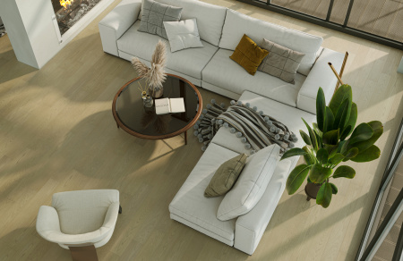 Кварцевый паркет Quartz Parquet Классик Дуб Карельский 419 5/0.6 мм
